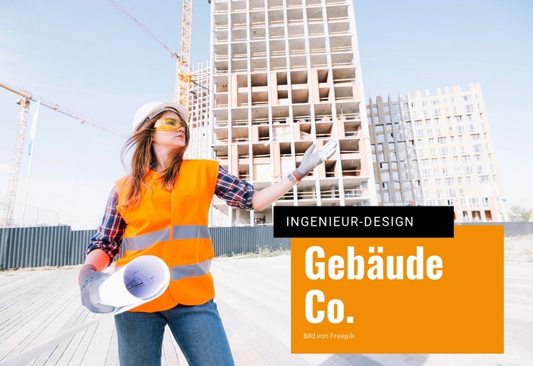 Engineering Design und Gebäude CSS-Vorlage