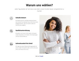 Ein Offener Managementstil – Einfache Einseitenvorlage