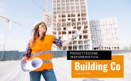 Progettazione E Costruzione Ingegneristica - Generatore Di Siti Web Professionale Personalizzabile