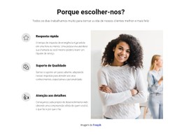 Um Estilo De Gestão Aberto Modelo De Layout CSS