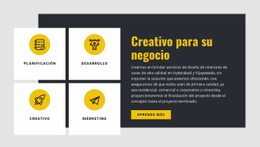 Creativo Para Su Negocio - Creador De Sitios Web Sencillo