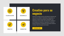 HTML Gratuito Para Creativo Para Su Negocio