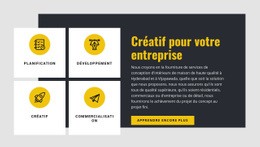 Créatif Pour Votre Entreprise - Conception Réactive