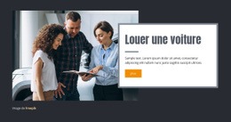 Louer Une Voiture - Conception Professionnelle Personnalisable