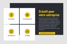 Créatif Pour Votre Entreprise - Maquette De Site Web Créative Et Polyvalente