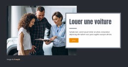 Louer Une Voiture - Modèles De Sites Web