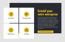 Créatif Pour Votre Entreprise - Page De Destination Simple