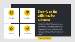 Kreatív Az Ön Vállalkozása Számára – Prémium Sablon