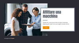 Affittare Una Macchina - Sito Web Di E-Commerce