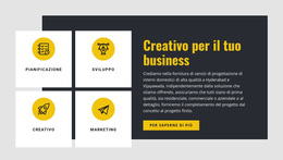 Creativo Per Il Tuo Business - Modello WordPress