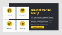 Creatief Voor Uw Bedrijf - Premium-Sjabloon