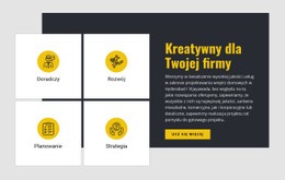 Kreatywny Dla Twojej Firmy - Kreatywna, Wielofunkcyjna Makieta Witryny Internetowej