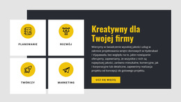 Kreatywny Dla Twojej Firmy - Szablon WordPress