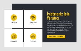 İşletmeniz Için Yaratıcı - Premium Şablon