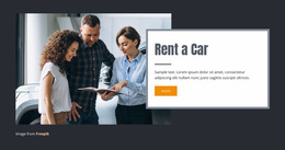 Rent A Car - Website Templates