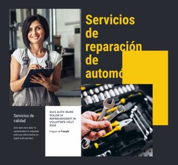 Reparación De Automóviles Dirigida A Mujeres - Creador De Sitios