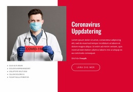 Nyheter Och Uppdateringar Om Coronavirus - Professionellt Utformad