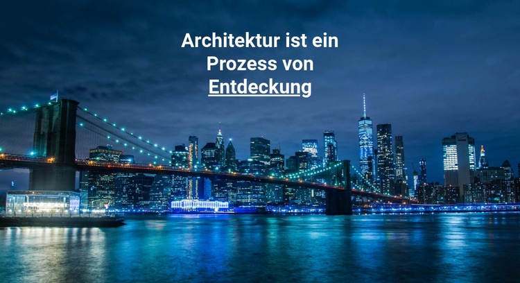 Wir bauen Brücken und Städte Website design