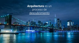 Construimos Puentes Y Ciudades - Página De Destino Profesional