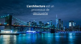 Nous Construisons Des Ponts Et Des Villes - Page De Destination Professionnelle