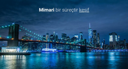 Köprüler Ve Şehirler Inşa Ediyoruz - Web Sitesi Şablonunu Indirme