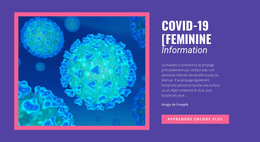 Informations COVID-19 - Page De Destination