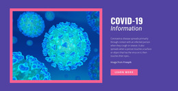 COVID-19 Information Templates Html5 Responsive Free