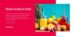 Ricette Di Insalate Di Frutta - Pagina Di Destinazione Professionale Personalizzabile