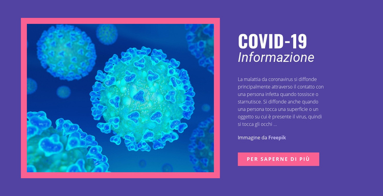 Informazioni COVID-19 Tema WordPress