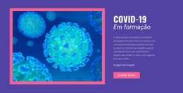 Informações COVID-19 - Modelo HTML5 Responsivo