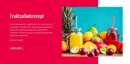 Fruktsallader Recept - Professionell Webbplatsmall