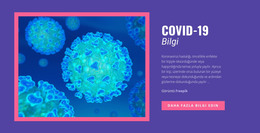 COVID-19 Bilgileri - HTML Sayfası Şablonu