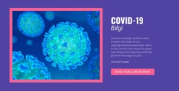 COVID-19 Bilgileri - HTML5 Şablonunu Ücretsiz Indirin