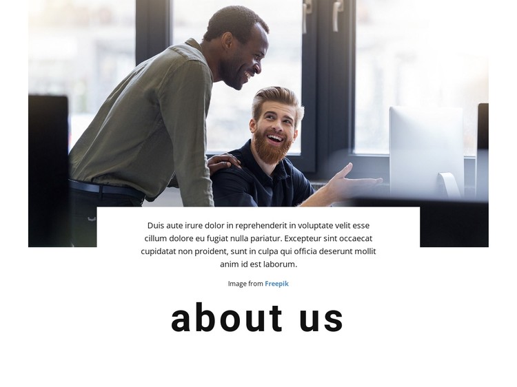 We are technology company CSS Template