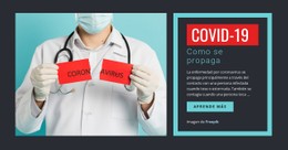 Síntomas De COVID-19 Plantilla CSS Gratuita