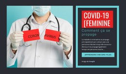 Symptômes Du COVID-19 Modèle CSS Gratuit