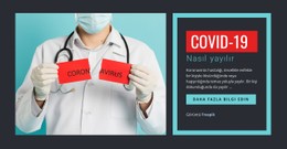 COVID-19'Un Belirtileri Ücretsiz CSS Şablonu