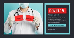 COVID-19'Un Belirtileri - Basit Tek Sayfalık Şablon