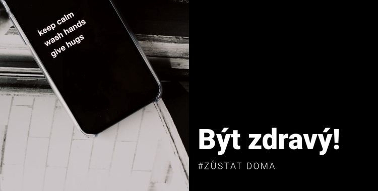 Buďte zdraví a zůstaňte doma Téma WordPress