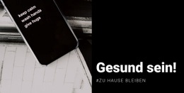 Sei Gesund Und Bleib Zu Hause