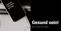 Sei Gesund Und Bleib Zu Hause – Bestes WordPress-Theme