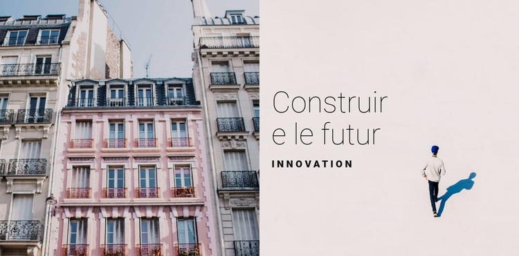 Style ancien dans l'architecture Page de destination