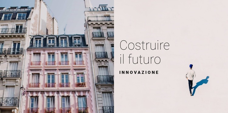 Vecchio stile in architettura Mockup del sito web