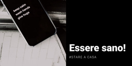 Sii Sano E Resta A Casa - Miglior Tema WordPress