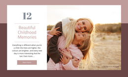 Beautiful Childhood Memories - Ultimate Joomla Page Builder