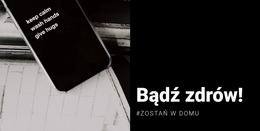 Bądź Zdrowy I Zostań W Domu - Najlepszy Motyw WordPress