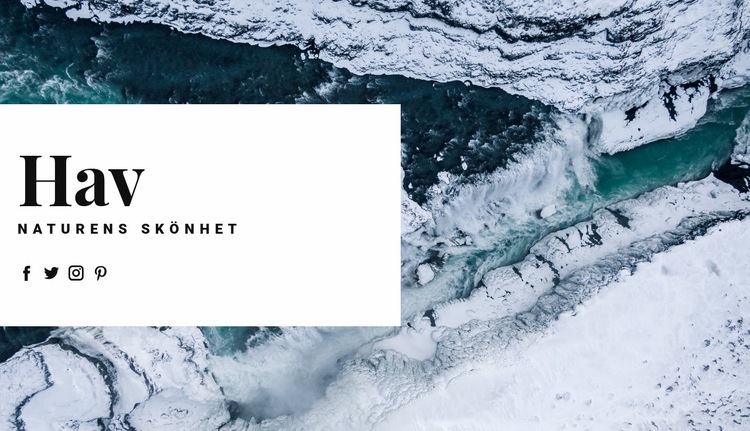 Nordiska havsresor WordPress -tema