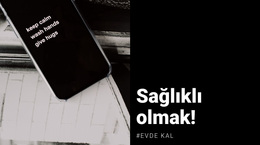 Sağlıklı Olun Ve Evde Kalın