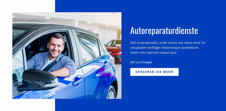 Autoreparaturdienste Joomla Vorlage