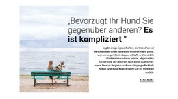 Beziehung Zwischen Hund Und Besitzer - Ultimative Landingpage
